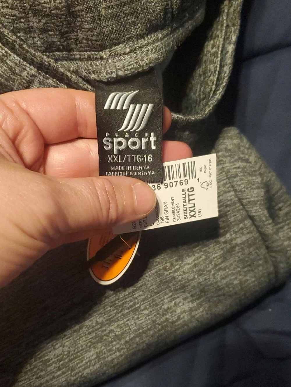 The Children's Place Gray Heather Jogger Sweatpants